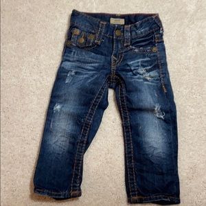 TRUE RELIGION boys size 2T distressed jeans